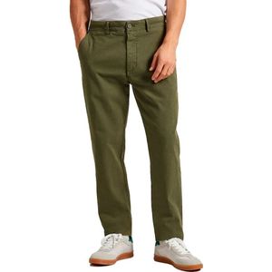 Pepe Jeans - PM211643 - Chino Broek - Groen - Casual - Katoen