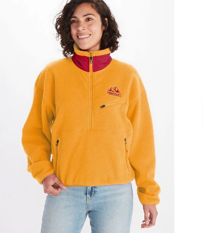 Marmot 94 Eco Recycled Fleece Met Halve Rits