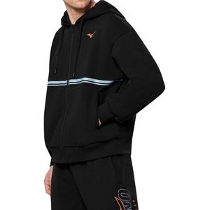 Mizuno Athletics Full Zip Sweatshirt Zwart XL Man