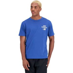 New Balance Essentials Reimagined Cotton T-shirt Met Korte Mouwen