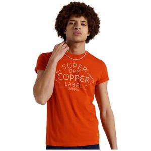 Superdry Workwear Graphic 185 Short Sleeve T-shirt Rood M Man