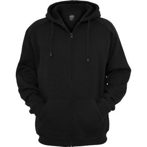 Urban Classics Basic Zip 2.0 Sweatshirt Zwart XS Man