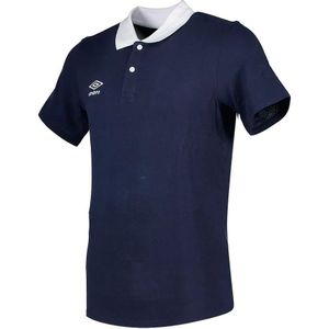 Umbro Contrast Collar Piqué Korte Mouw Poloshirt