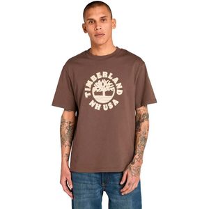 Timberlandvoor mannen. TB0A5MJ20011 Vakantie T-shirt zwart (L), Casual, Katoen, Korte mouwen