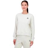 Le Coq Sportif - Contemporain Sp N°1 - Sweatshirt - Licht Gemêleerd Beige - 100% Katoenfleece