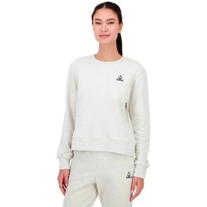 Le Coq Sportif - Contemporain Sp N°1 - Sweatshirt - Licht Gemêleerd Beige - 100% Katoenfleece