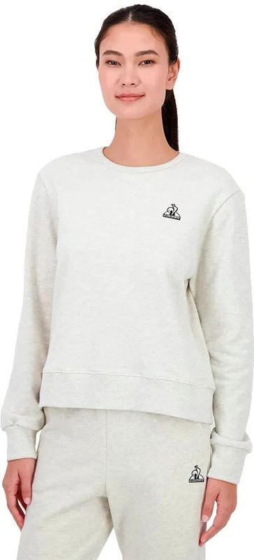 Le Coq Sportif - Contemporain Sp N°1 - Sweatshirt - Licht Gemêleerd Beige - 100% Katoenfleece