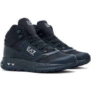 EA7 - Altura - Enkellaarsjes - Zwart - Plat - Veters - Casual