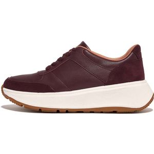 Fitflop F-mode Leather/suede Flatform Trainers Paars EU 39 Vrouw