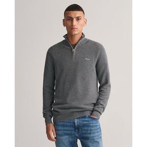 Gant 8040523 Half Zip Sweater Grijs 2XL Man