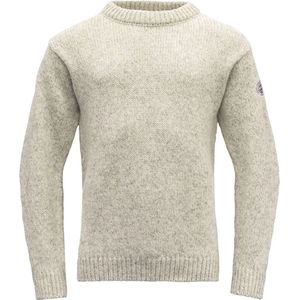 Devold Nansen Sweater Crew Neck Trui Heren Grey Melange