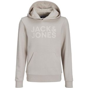 Jack & Jones Corp Logo Hoodie Grijs 12 Years Jongen