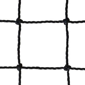 Sporti France Tennis Net Cabled 2 Mm Mesh 45 Doubled On 6 Rows Zwart