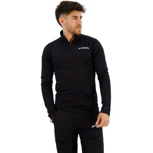 Adidas Multi Fleece Half Zip Sweatshirt Zwart S Man