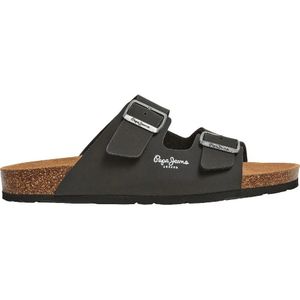 Pepe Jeans - Bio Double Velour Sandalen - Zwart - Dubbele Velours