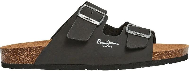 Pepe Jeans - Bio Double Velour Sandalen - Zwart - Dubbele Velours