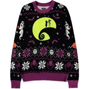 Difuzed Nachtmerrie Voor Kerst Kersttrui Die In Het Donker Oplicht