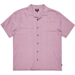Heren - Overhemd - Korte Mouwen - Linnen Lyocell-Mix - Seizoensgebonden Print