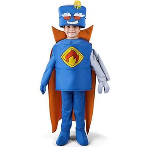 Viving Costumes Child Mr King Have Glose Coverbart Cap Costume Blauw 6-7 Years