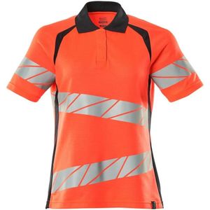 Mascot Accelerate Safe Poloshirt 19093-771 - hi-vis rood donkermarine