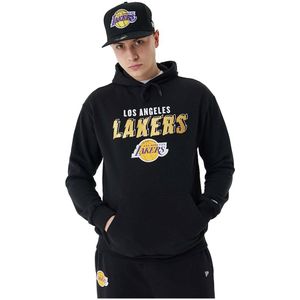 New Era Team Script Los Angeles Lakers Hoodie Zwart L Man