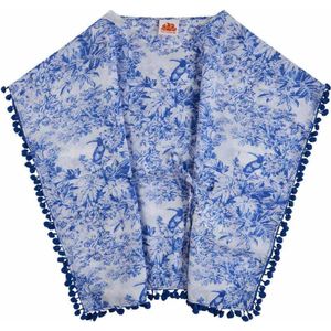 Sundek Mini Kaftano Toile De Jouy Mouwloze Jurk