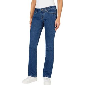 Pepe Jeansvoor vrouwen. PL204594GX7 Jeans Slim Fit Bootcut Lw blauw (25/32), Casual, Katoen, Denim