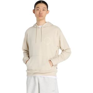 New Balance - Circular Logo Hoodie - Heren - Grijs - Katoen