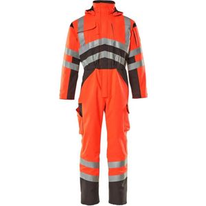 Mascot - Safe Young Winteroverall - Hi-Vis Rood/Donkerantraciet - Ademend, Wind- en Waterdicht