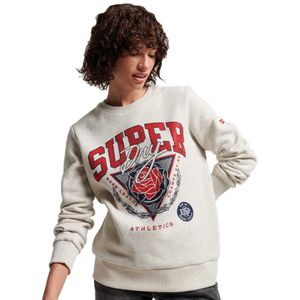 Superdry Vintage Franchise Sweatshirt Beige XS Vrouw