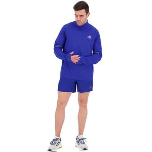 Adidas Run Icon Full Reflective 3 Stripes 5´´ Shorts Blauw L Man