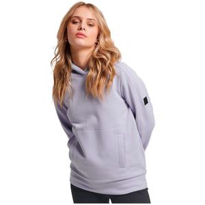 Superdry Code Tech Relaxed Hoodie Paars M Vrouw