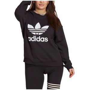 Adidas Originals Trefoil Crew Sweatshirt Zwart XS Vrouw