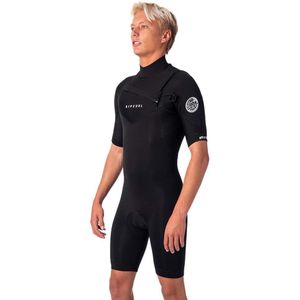 Rip Curl D Patrol 22gb Spring Korte Mouwen Neopreen Pak Rits Op De Borst