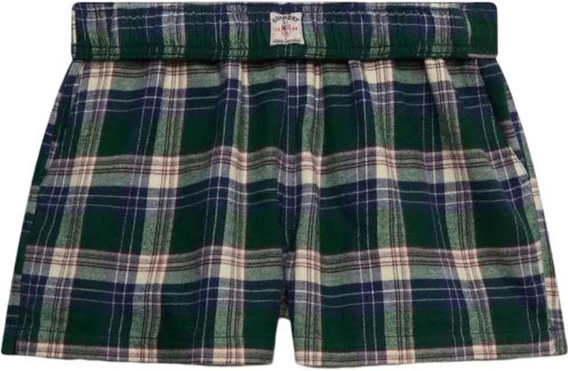 Superdry Check Elastic Korte Broek