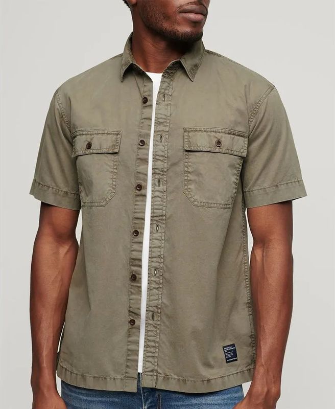 Superdry - Military - Overhemd - Korte Mouwen