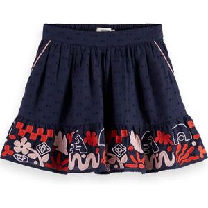 Scotch & Soda Clip Jacquard Embroidered Rok