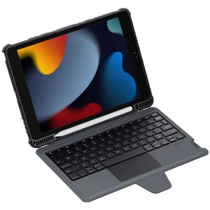 Nillkin - Bumper Combo Keyboard Case - Toetsenbordhoes - Voor iPad 10.2 - Zwart - Kunststof