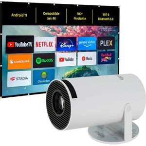 Iggual Miniprojector + 100´´ Scherm Pakket