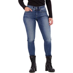 G-star Lynn Mid Waist Super Skinny Jeans Blauw 25 / 34 Vrouw