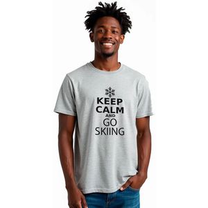 Kruskis Keep Calm And Go Skiing Eco T-shirt Met Korte Mouwen