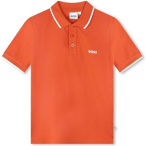 Boss J25o89 Short Sleeve Polo Oranje 14 Years