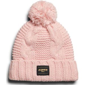 Superdry Cable Beanie Roze  Man