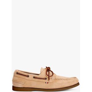 Tommy Hilfiger - TH Boat Shoe Core Suede - Schoenen - Beige - Suède