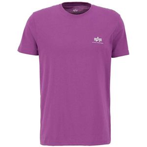 Alpha Industries Backprint Short Sleeve T-shirt Paars L Man