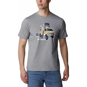 Columbia Sun Trek Graphic Short Sleeve T-shirt Grijs S Man