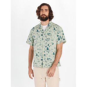 Marmot Muir Camp Novelty Short Sleeve Shirt Beige XL Man