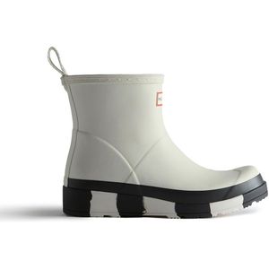 Hunter Play Short Striped Boots Wit EU 38 Vrouw