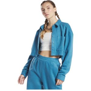 Reebok Classics Reverse Fleece Layer Sweatshirt Blauw L Vrouw
