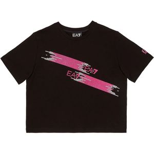 Ea7 Emporio Armani Train Logo Series Tape T-shirt Met Korte Mouwen